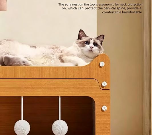 All-in-one Cat Scratcher And Cat Beds